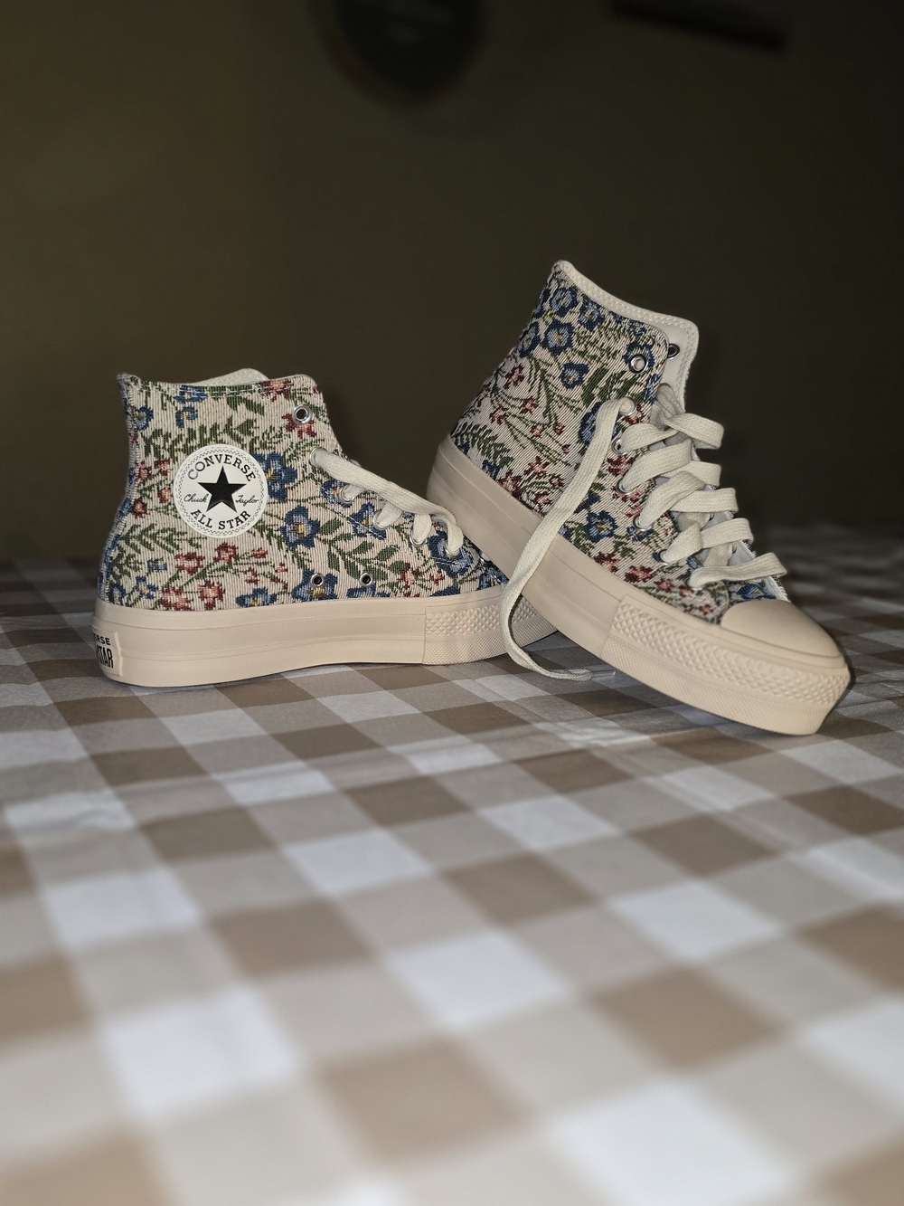 Converse High Top Floral Tapestry 9.5